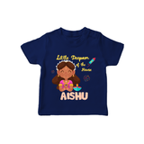 Little Deepam Diwali Tshirt - NAVY BLUE - 0-5 Months Old (Chest 17")