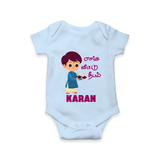 Little Deepam Boy Romper - BABY BLUE - New Born (Chest 14")