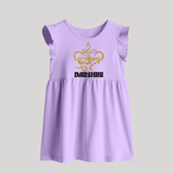 Shubh Diwali Sparkle Baby Frock - LILAC - 0 - 3 Months Old (Chest 17")
