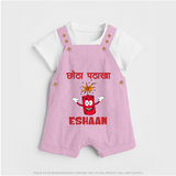Chota Patakha Dungaree - BABY PINK - 0 - 5 Months Old (Chest 18")