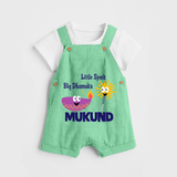 Little Spark Big Dhamaka Dungaree - GREEN - 0 - 5 Months Old (Chest 18")