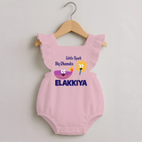 Little Spark Big Dhamaka Romper Frock - BABY PINK - 0 - 3 Months Old (Chest 19")