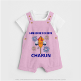 Mini Rocket Diwali Dungaree - BABY PINK - 0 - 5 Months Old (Chest 18")