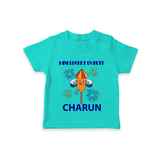 Mini Rocket Diwali Tshirt - TEAL - 0-5 Months Old (Chest 17")