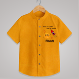 Sweet Laddu Rocket Shirt - CHROME YELLOW - 0 - 6 Months Old (Chest 23")