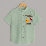 Sweet Laddu Rocket Shirt - MINT GREEN - 0 - 6 Months Old (Chest 23")