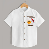 Sweet Laddu Rocket Shirt - WHITE - 0 - 6 Months Old (Chest 23")