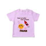 Sweet Laddu Rocket Tshirt - LILAC - 0-5 Months Old (Chest 17")