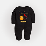Sweet Laddu Rocket Full Body Suit - BLACK - New Born (Chest 7.5")