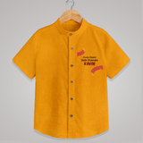 Chota Packet Bada Dhamaka Shirt - CHROME YELLOW - 0 - 6 Months Old (Chest 23")