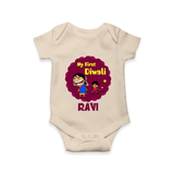 My First Diwali Sparkle Romper - IVORY - New Born (Chest 14")