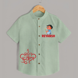 Bada Dhamaka Diwali Shirt - MINT GREEN - 0 - 6 Months Old (Chest 23")