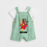 My First Diwali Doorway Celebration Dungaree - MINT GREEN - 0 - 5 Months Old (Chest 18")