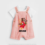 My First Diwali Doorway Celebration Dungaree - PEACH - 0 - 5 Months Old (Chest 18")