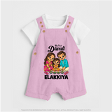 My First Diwali Family Celebration Dungaree - BABY PINK - 0 - 5 Months Old (Chest 18")