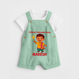 Official Dhamaka Baby Diwali Dungaree - MINT GREEN - 0 - 5 Months Old (Chest 18")