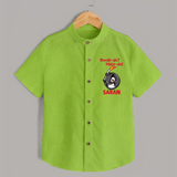 Diwali Mass Celebration Shirt - LIME GREEN - 0 - 6 Months Old (Chest 23")