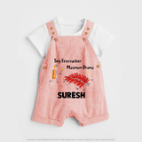 Tiny Firecracker Diwali Dungaree - PEACH - 0 - 5 Months Old (Chest 18")