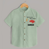 Tiny Firecracker Diwali Shirt - MINT GREEN - 0 - 6 Months Old (Chest 23")