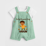 Kutty Deepavali King Dungaree - MINT GREEN - 0 - 5 Months Old (Chest 18")