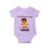 Kutty Deepavali King Romper - LILAC - New Born (Chest 14")