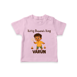 Kutty Deepavali King T shirt - BABY PINK - 0-5 Months Old (Chest 17")