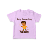 Kutty Deepavali King T shirt - LILAC - 0-5 Months Old (Chest 17")