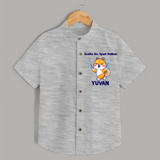 Enakku Oru Spark Podhum Diwali Shirt - GREY - 0 - 6 Months Old (Chest 23")