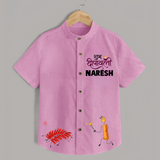 Shubh Deepavali Celebration Shirt - BABY PINK - 0 - 6 Months Old (Chest 23")