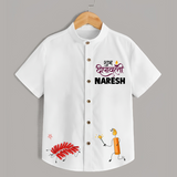 Shubh Deepavali Celebration Shirt - WHITE - 0 - 6 Months Old (Chest 23")
