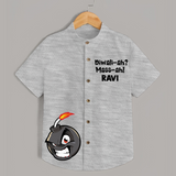 Diwali Mass Shirt - GREY - 0 - 6 Months Old (Chest 23")