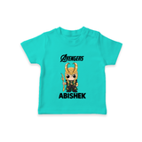Mini Hero Avengers Assemble TShirt - TEAL - 0-5 Months Old (Chest 17")