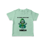 Tiny Avenger Massive Power TShirt - MINT GREEN - 0-5 Months Old (Chest 17")