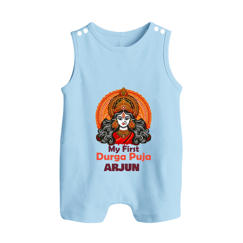 My First Durga Puja Romper Suit | Personalized Baby Romper Suit for Navratri