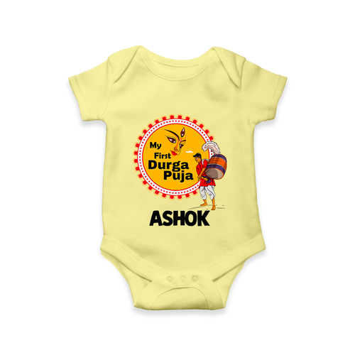 Little Durga Puja Star Romper | Personalized Baby Romper for Festival Celebration