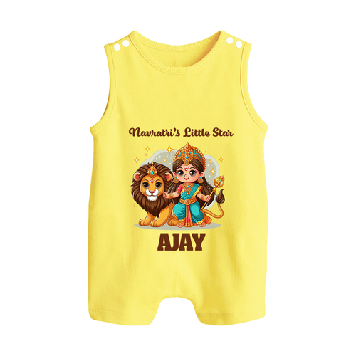 Navratri's Little Star Romper Suit / Sleeveless Romper | Custom Baby Romper Suit / Sleeveless Romper for Festival Celebration