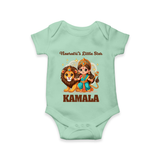 Navratri Little Star Goddess Romper - MINT GREEN - New Born (Chest 14")