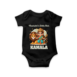 Navratri Little Star Goddess Romper - BLACK - New Born (Chest 14")