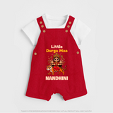 Little Durga Maa Tiger Rider Dungaree - RED - 0 - 5 Months Old (Chest 18")