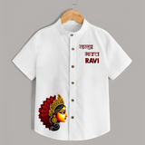 Durga Maa Blessings Devotional Shirt - WHITE - 0 - 6 Months Old (Chest 23")