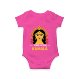 Durga Maa Divine Face Baby Romper - HOT PINK - New Born (Chest 14")