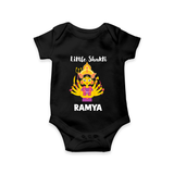 Little Shakti Durga Maa Baby Romper - BLACK - New Born (Chest 14")