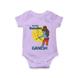 My First Dussehra Little Archer Romper - LILAC - New Born (Chest 14")