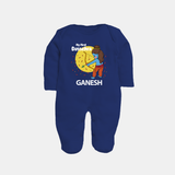 My First Dussehra Little Archer Full Body Suit - NAVY BLUE - New Born (Chest 7.5")