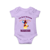 My First Dussehra Heroic Archer Romper - LILAC - New Born (Chest 14")