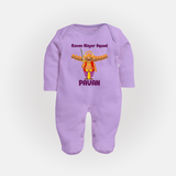 Ravan Slayer Squad Full Body Suit - LILAC - New Born (Chest 7.5")