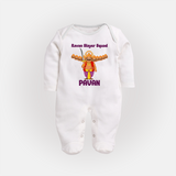 Ravan Slayer Squad Full Body Suit - WHITE - New Born (Chest 7.5")