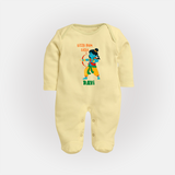 Little Ram Archer Full Body Suit - PASTEL YELLOW - New Born (Chest 7.5")