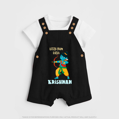 Little Ram Lalla Dungaree Set | Personalized Baby Dungaree Set for Ayodhya Celebration