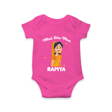 Mini Sita Maa Romper - HOT PINK - New Born (Chest 14")